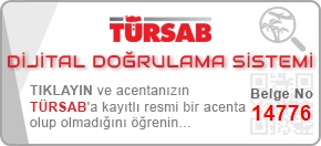 TÜRSAB Dijital Doğrulama Sistemi - Belge No 14776